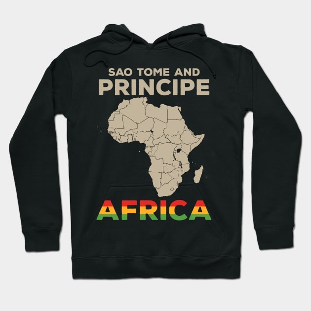 Sao Tome And Principe-Africa Hoodie by Cuteepi